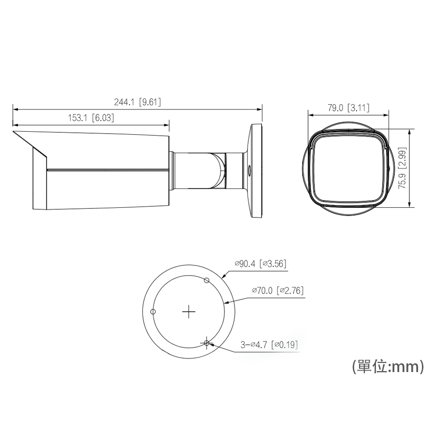 昌運監視器 SAMPO聲寶 HAC-HFW2249TUN-A-LED 200萬 全彩 暖光 槍型 攝影機, , large