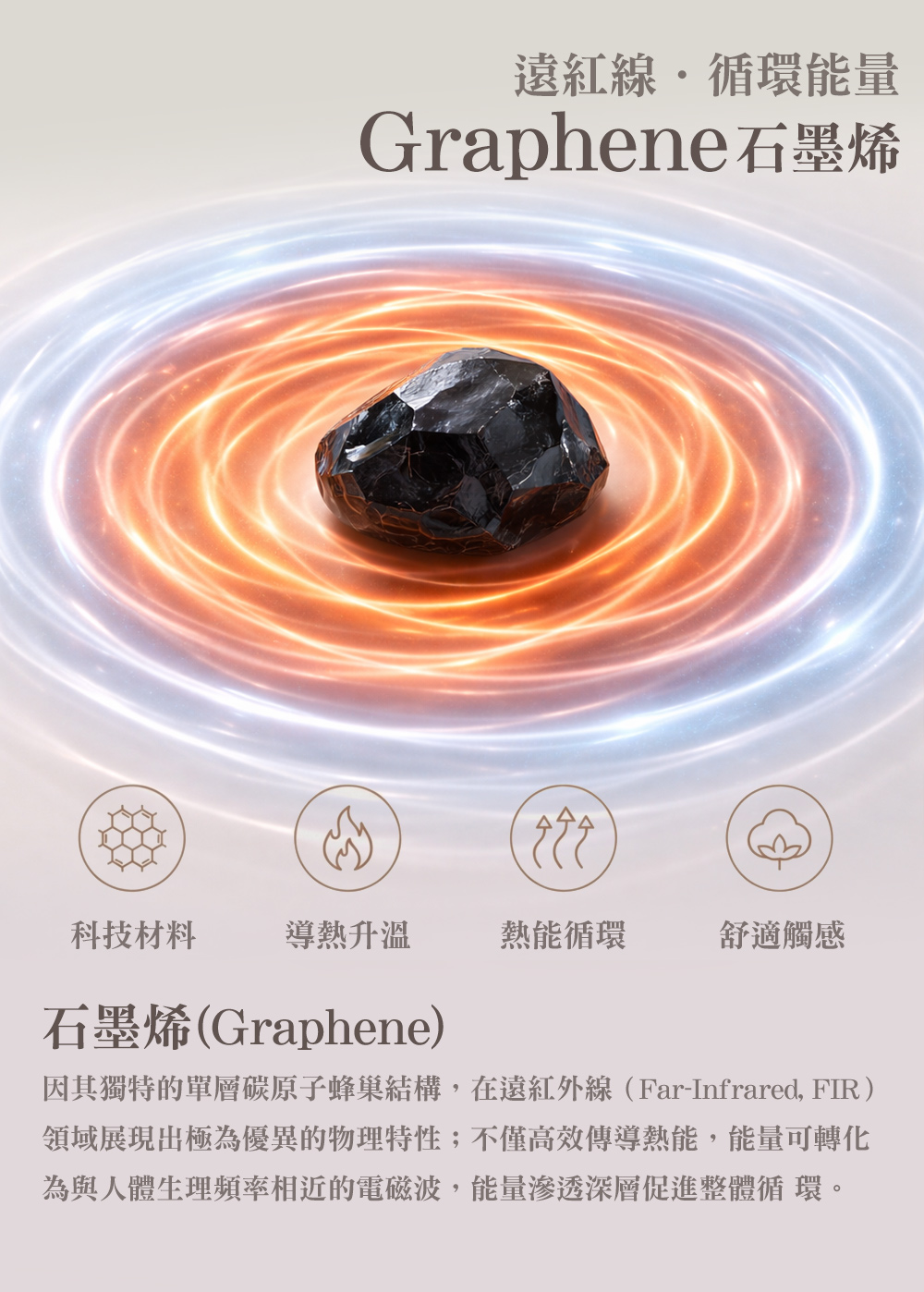 生命磁 鈦赫茲鋅錳鎂能量循環帽 灰-XL, , large