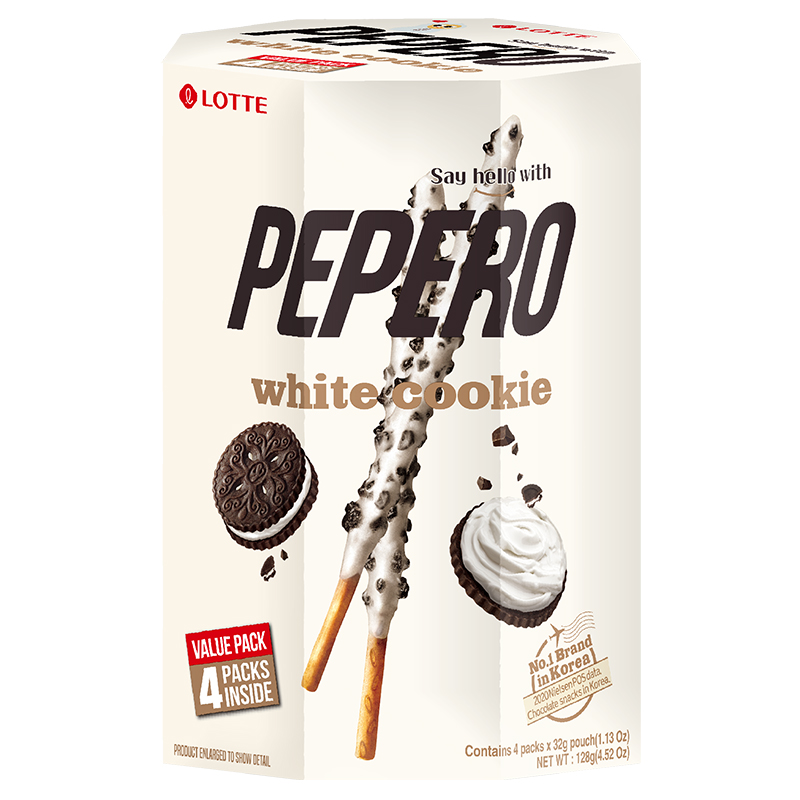 LOTTE Pepero-White Cookie 128g, , large