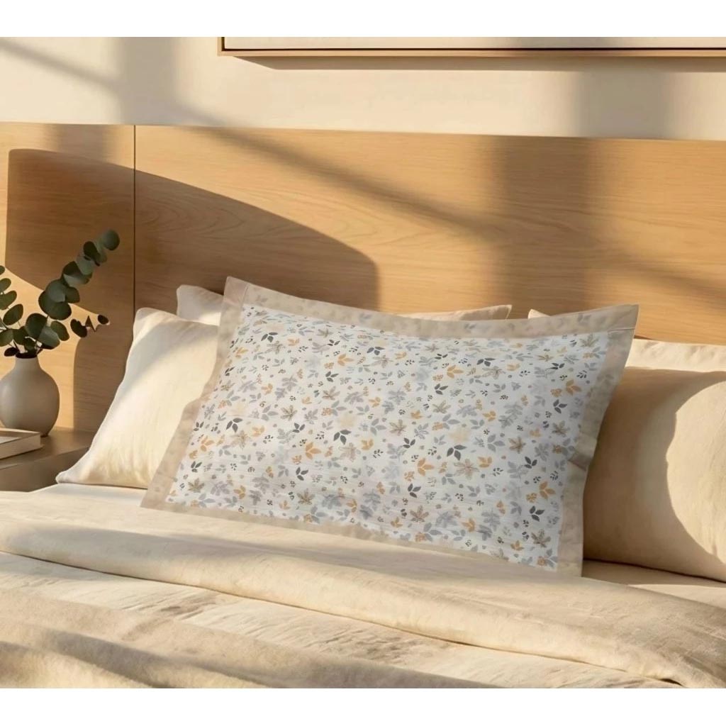 Kaimei Cotton｜High-Quality Four-Layer Cotton & Linen Pillow Towel / Pillow Cover., , large