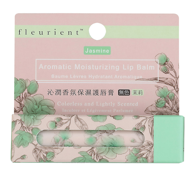 Fleurient 芙樂莉沁潤香氛護唇膏-茉莉 (無色&淡香) 【台灣通用貿易有限公司】, , large