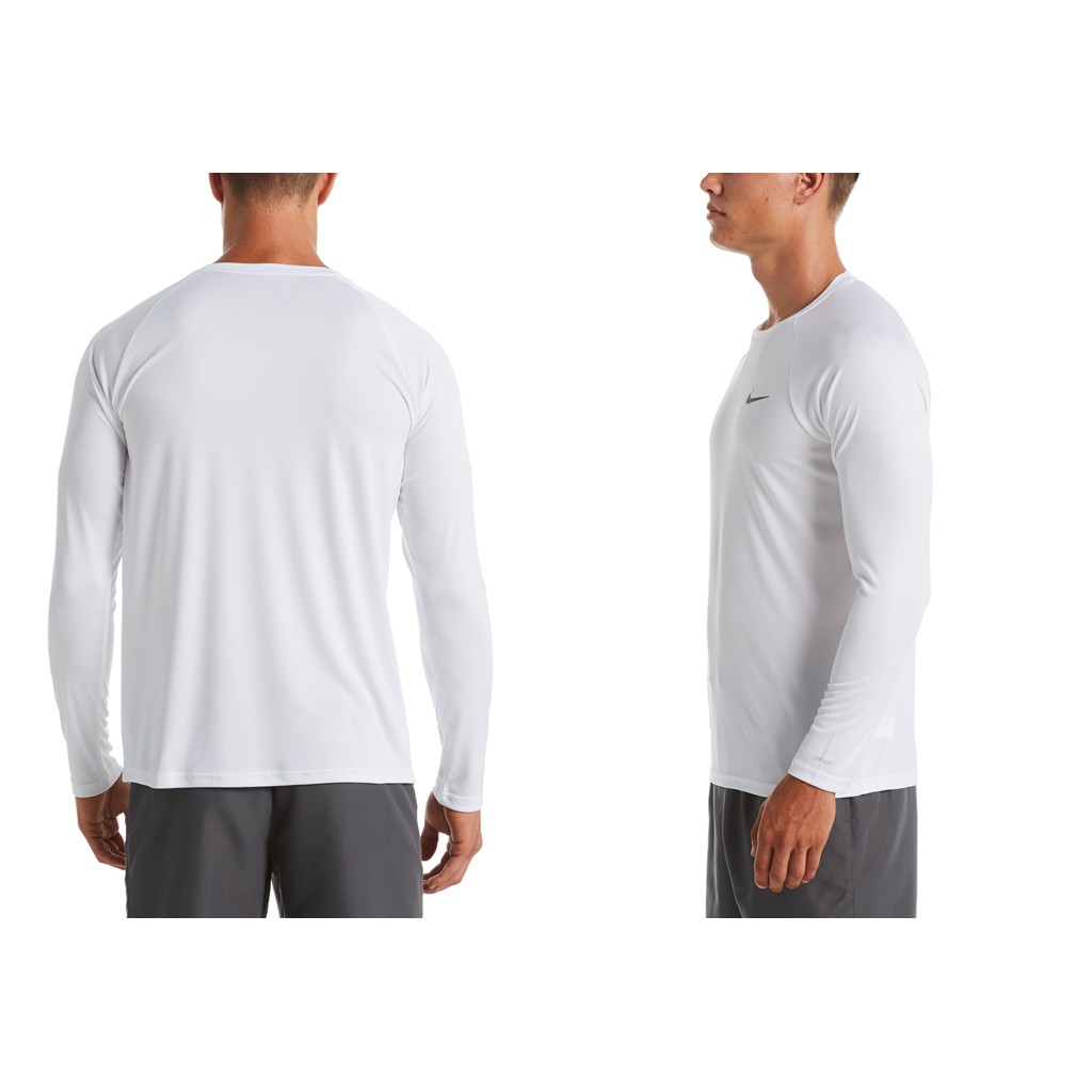 [秉宸] NIKE Essential 成人男性長袖防曬衣 長袖上衣 抗UV UPF 40+ DRI-FIT NESSA587, , large