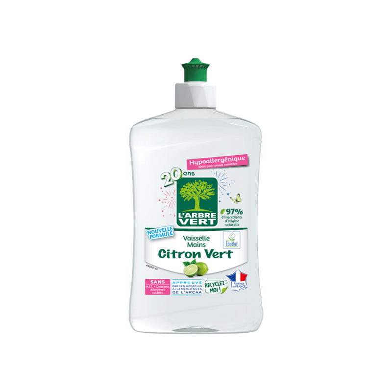 〔本野有限公司〕法國綠活維濃縮洗碗精500ml 檸檬香-2入, , large