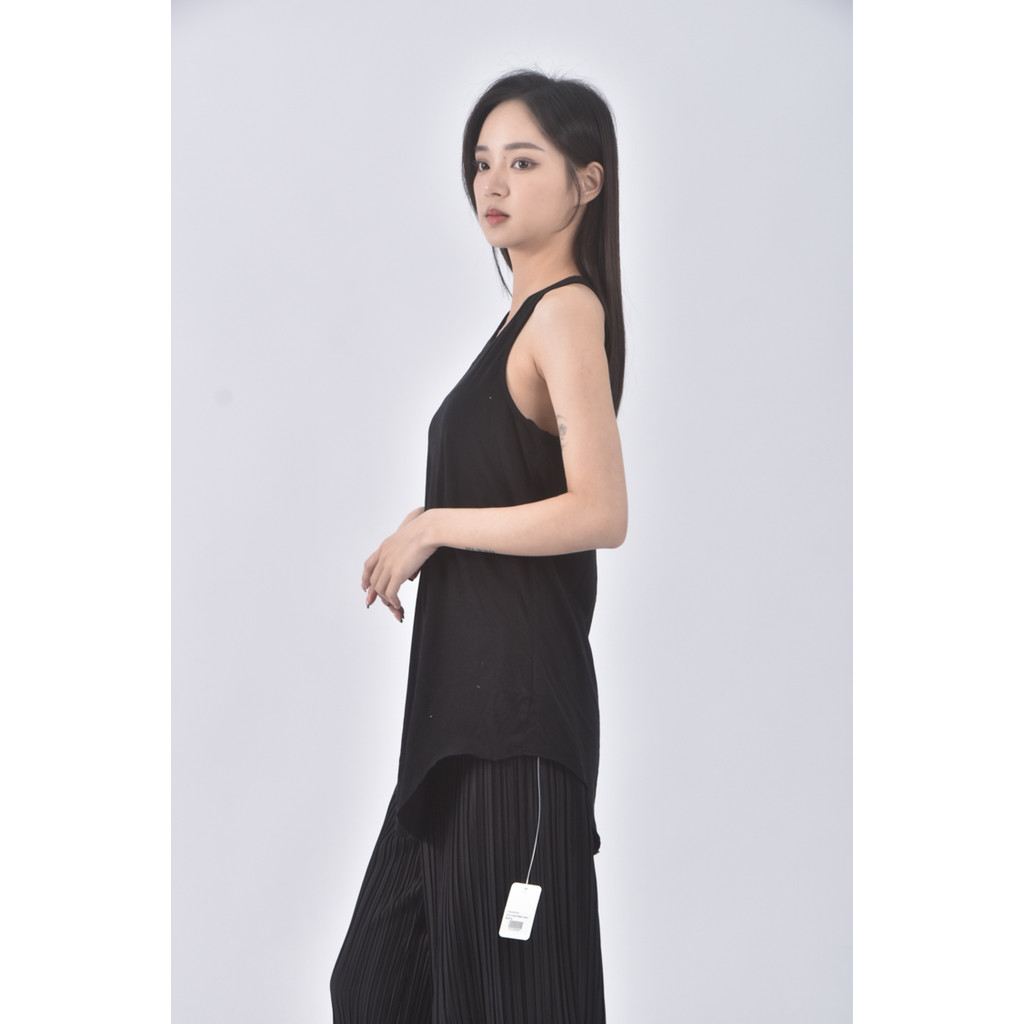 (S) frank eileen質感背心黑色上衣二手衣, , large