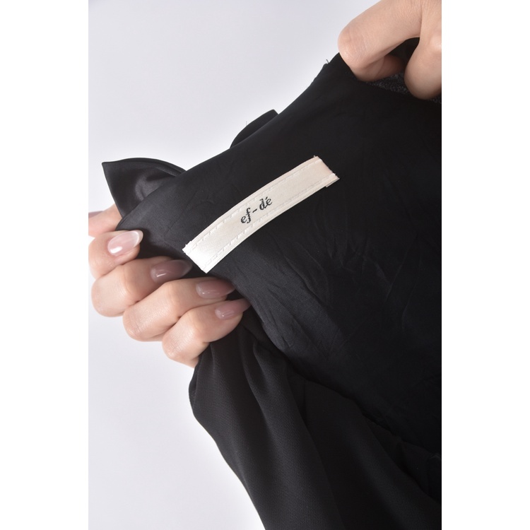 (S) ef de質感黑色洋裝二手衣, , large