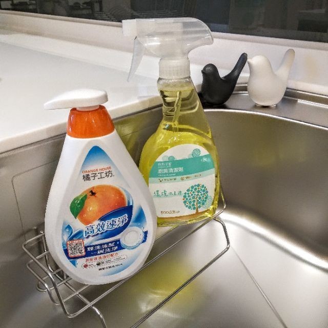 [熊好貼國際]洗碗精抹布架 台灣製造 304不鏽鋼 海綿抹布架收納神器廚房壁掛水槽置物架家用洗潔精置物架無痕掛勾, , large