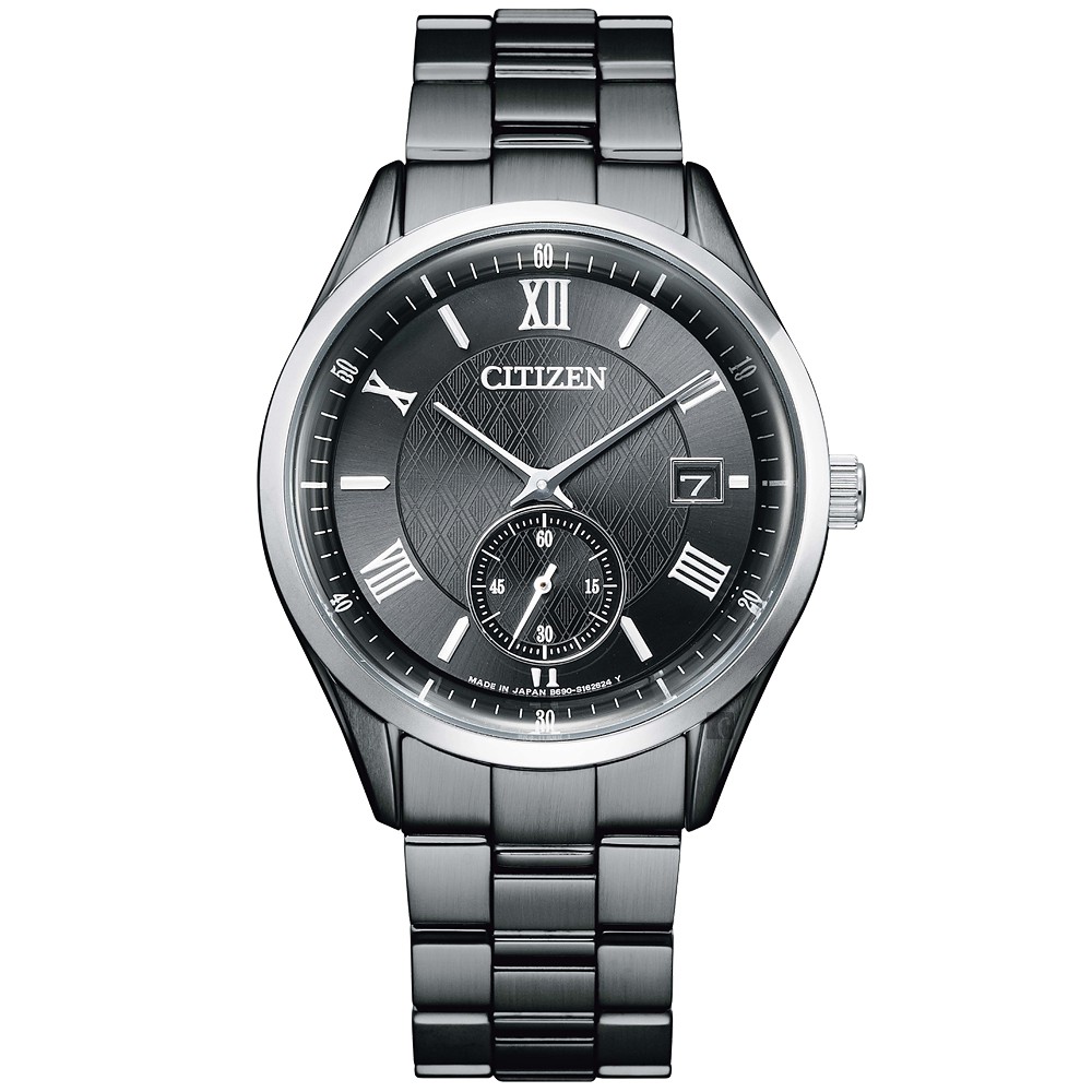 CITIZEN 星辰  光動能小秒針手錶-38.5mm(BV1125-97H), , large
