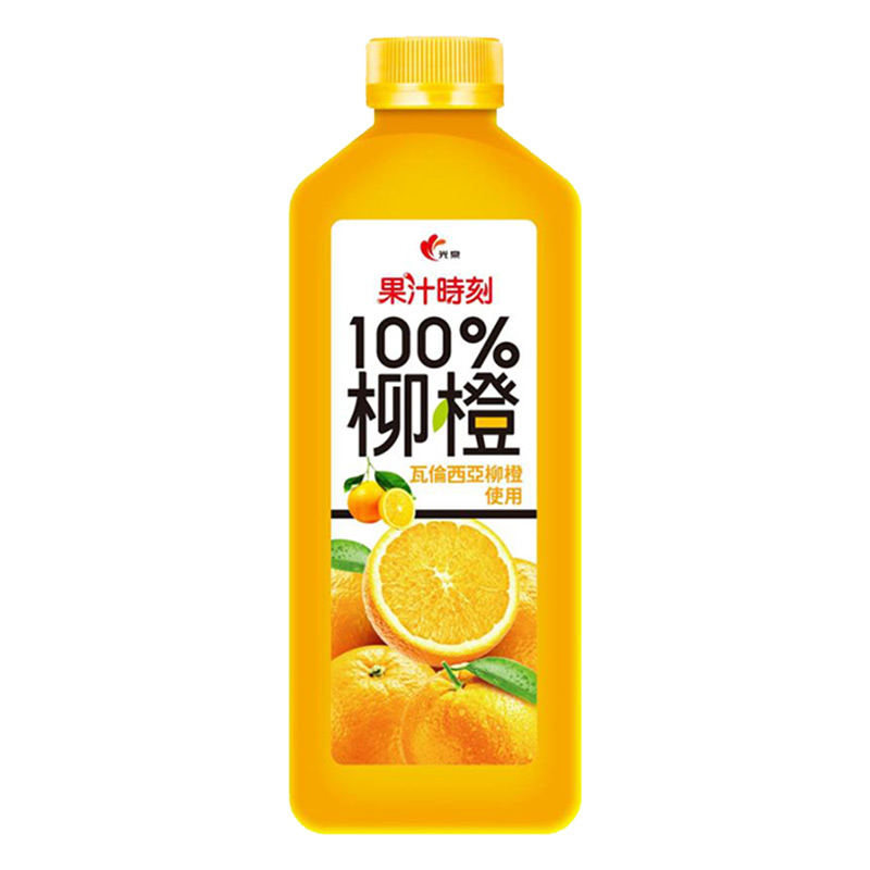 光泉果汁時刻-100％純柳橙汁800ml, , large