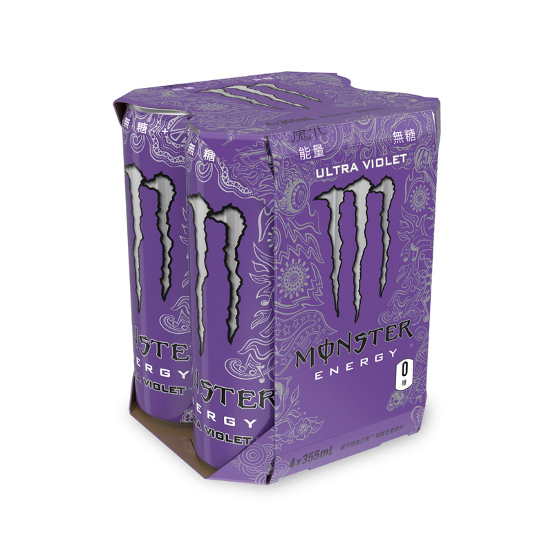 魔爪超越幻紫碳酸能量飲料355毫升 , , large