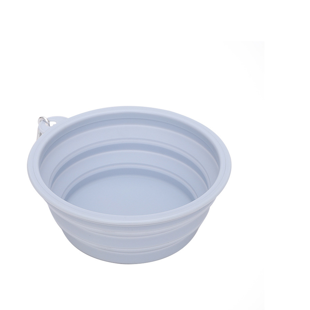 寵物外出折疊碗650ml 藍色 寵物碗 餵水, , large