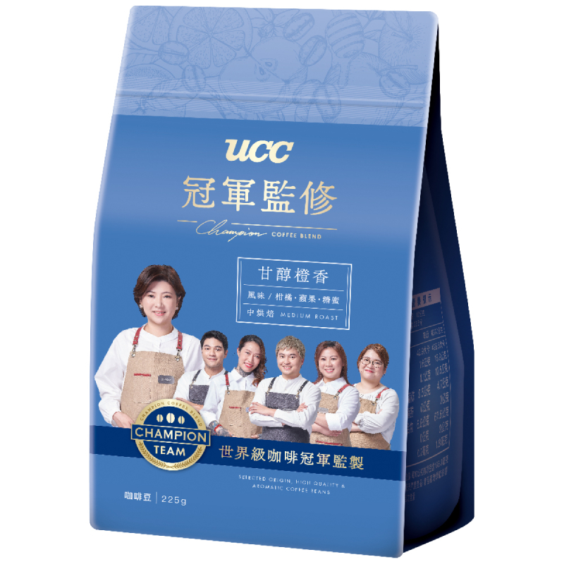 UCC冠軍監修甘醇橙香咖啡豆, , large