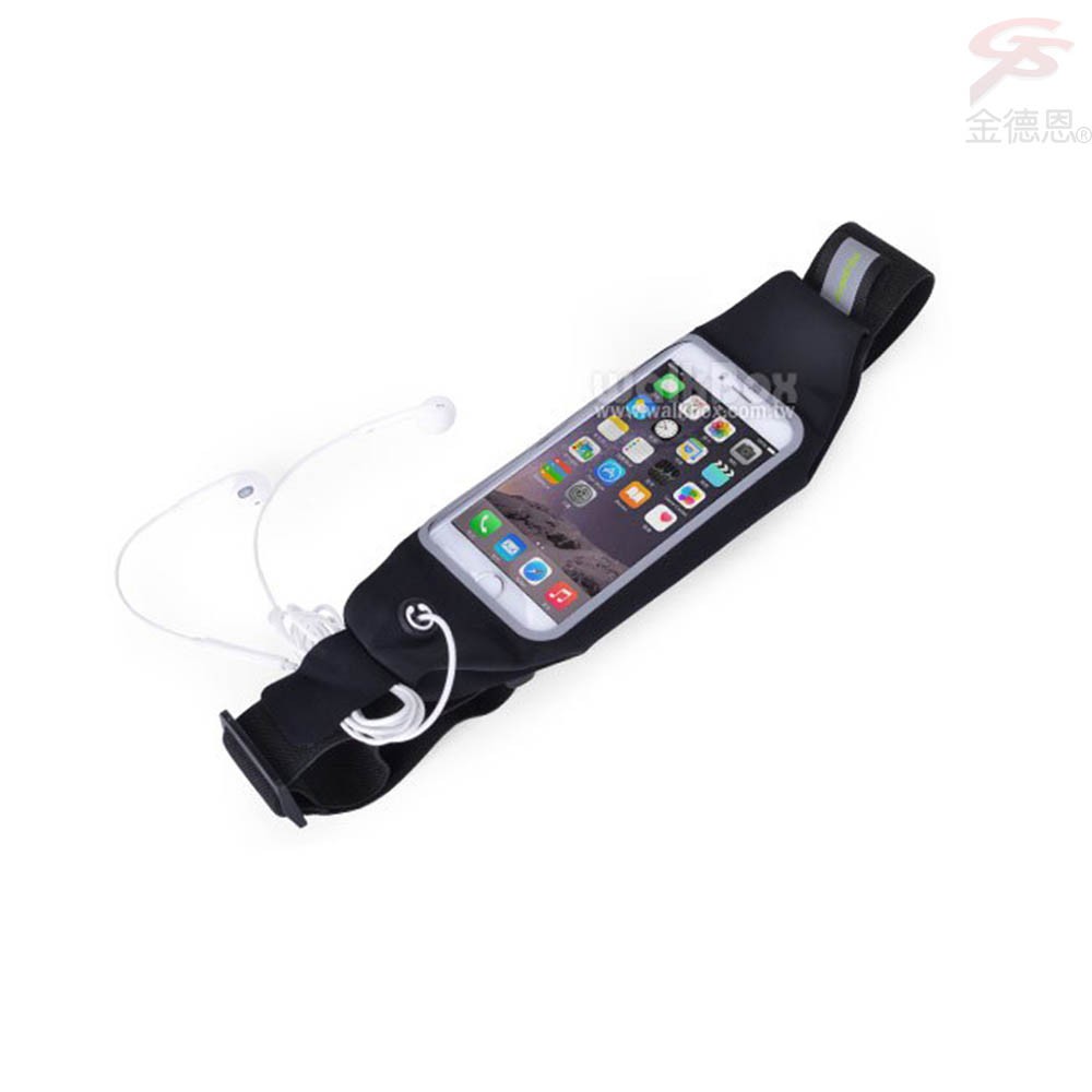 金德恩 GS MALL 運動彈性腰包 5吋 iPhone6 Samsung S6 S5 防汗腰包 運動腰包 腰帶包 腰包 運動包, , large