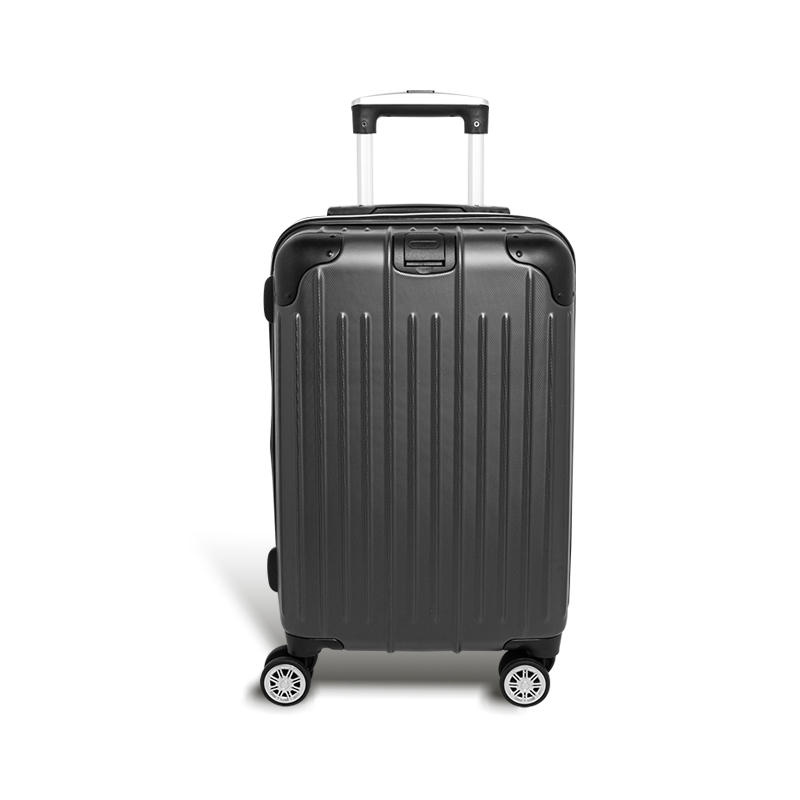 【Alldma鷗德馬】20吋繽紛玩色拉鏈登機箱S3-鋼鐵灰(贈B2束帶)