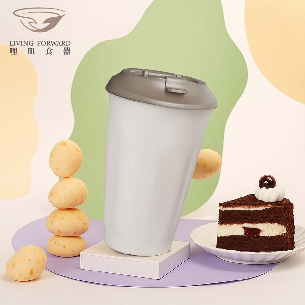 【哩皿食器】台灣製  CPET 潔晶隨行杯組 480ml, , large