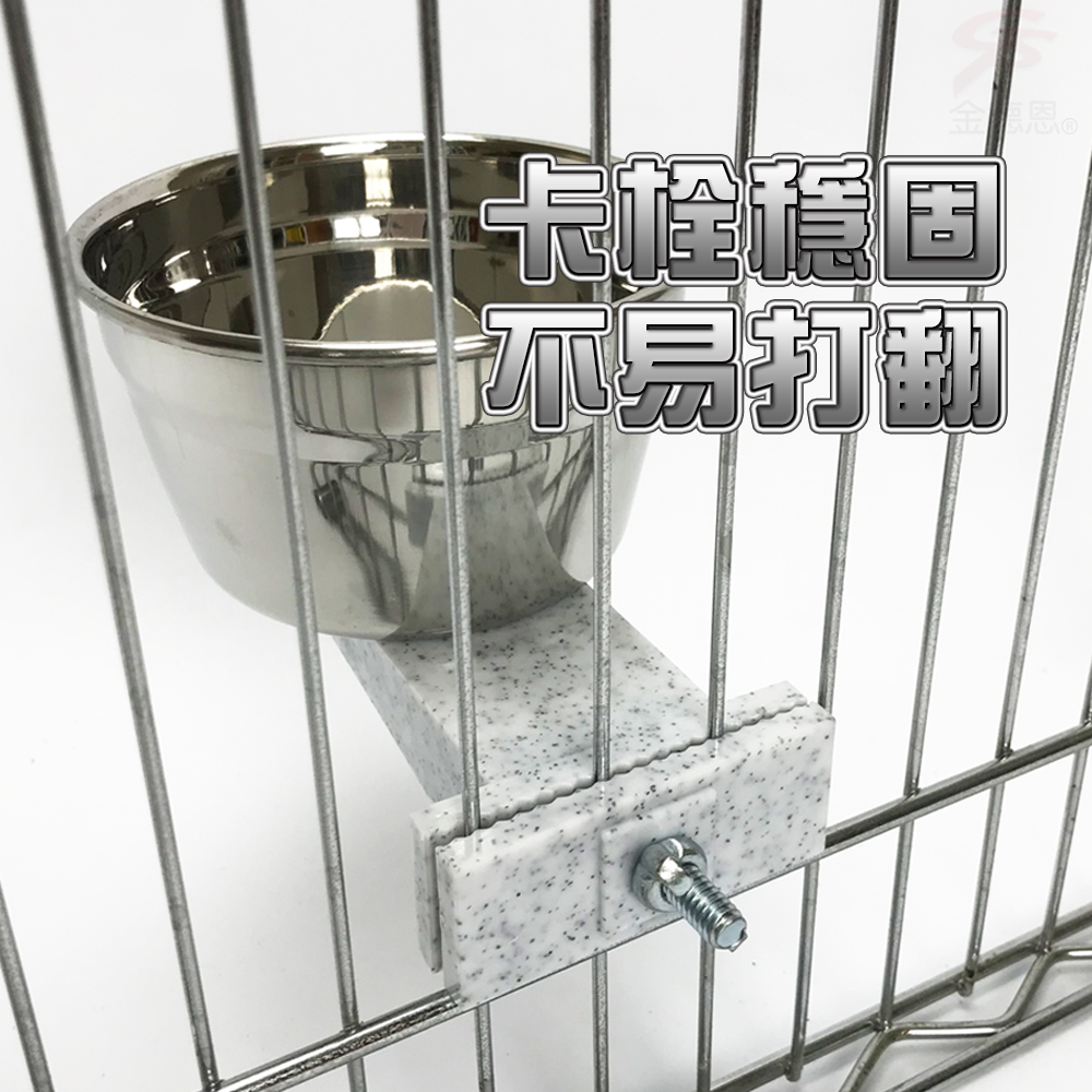 GS MALL 美國製造 LIXIT 不鏽鋼飼料飲水餵食碗 300cc 餵食器具 餵食碗 飲水碗 飼料碗 不鏽鋼碗, , large