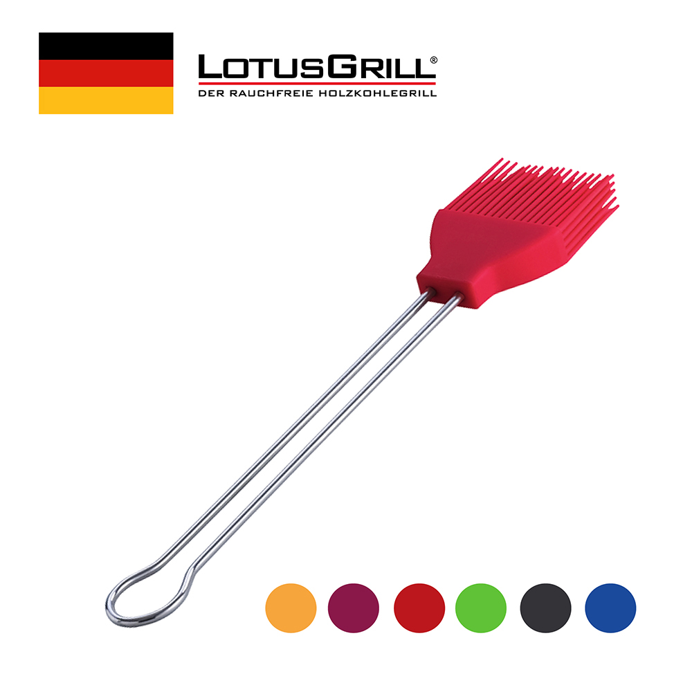 【德國 LotusGrill】食品級矽膠烤肉刷/醬料刷/毛刷/油刷 23 cm, , large