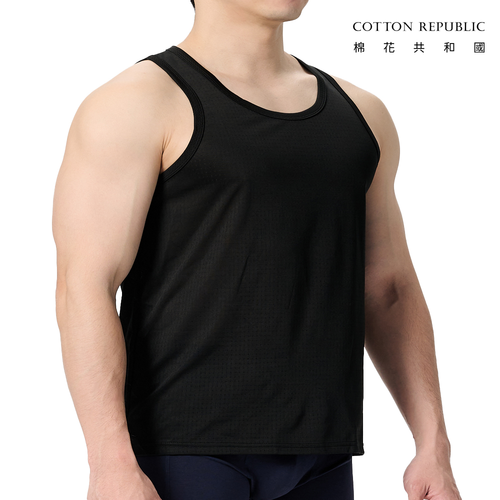 CR DAILY涼感隨行網眼背心, , large