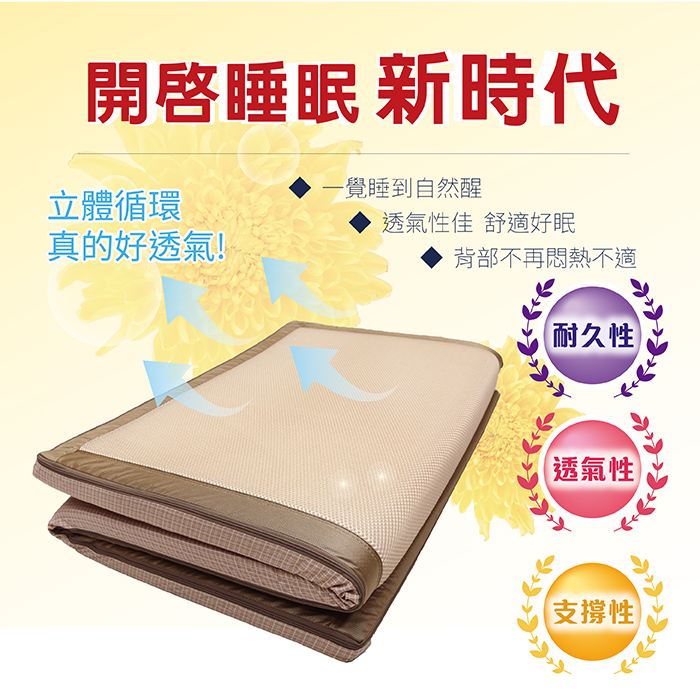 VICTORIA_3D立體透氣雙人床墊(1入), , large