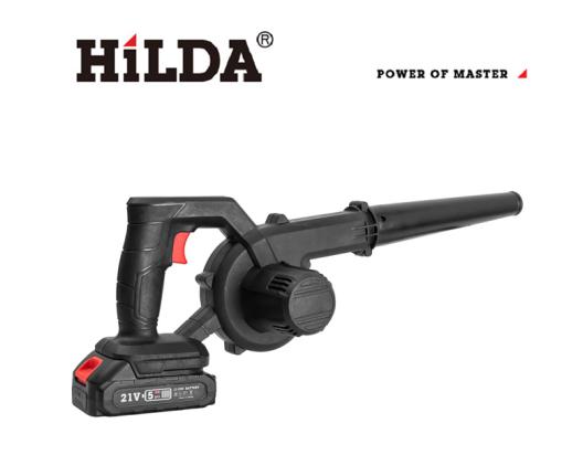 【HILDA】希爾達電動工具 21V 雙電 鋰電吹風機 吹葉機 黑色, , large