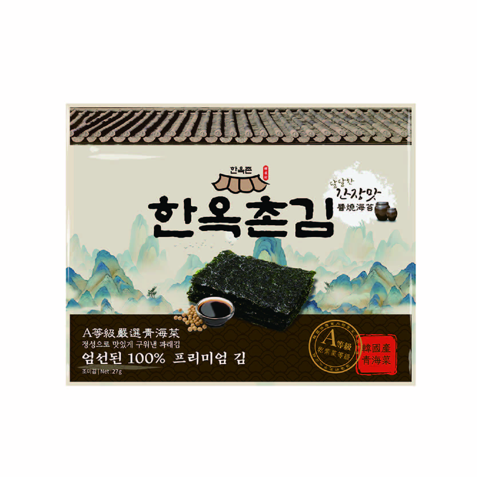 韓屋村青海苔-香酥醬燒27g, , large