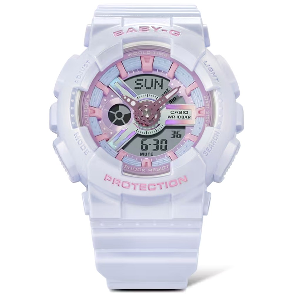 CASIO 卡西歐 BABY-G 夢幻色調手錶 BA-110FH-2A, , large