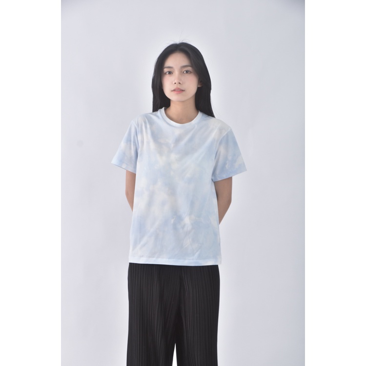 (S) uniqlo質感藍色短袖上衣二手衣, , large