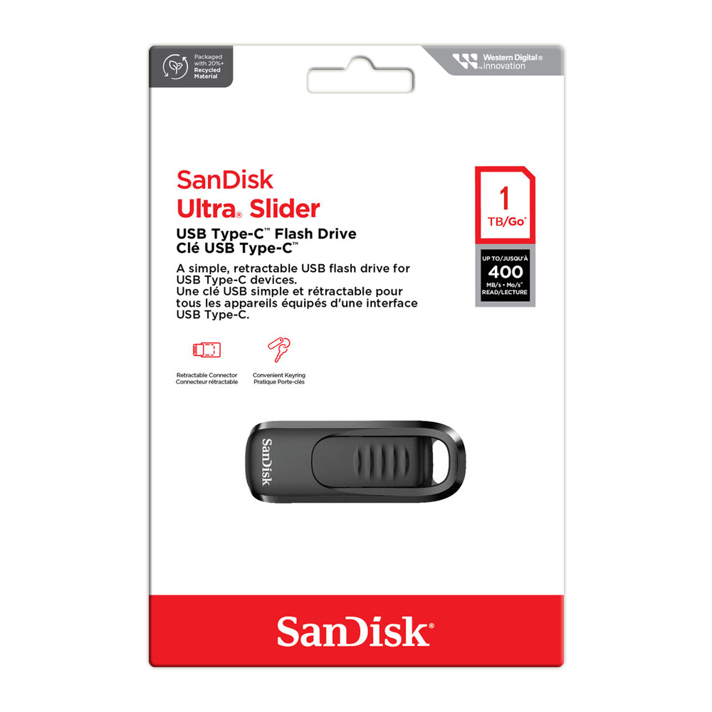 【SanDisk】Ultra Slider CZ480 1TB USB Type-C 隨身碟, , large