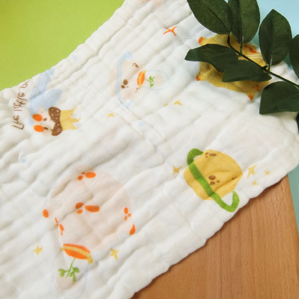 [Kaimei Cotton Industry] 8 groups randomly selected high-density six-layer gauze children's towels/six-layer bath towels in various styles, , large