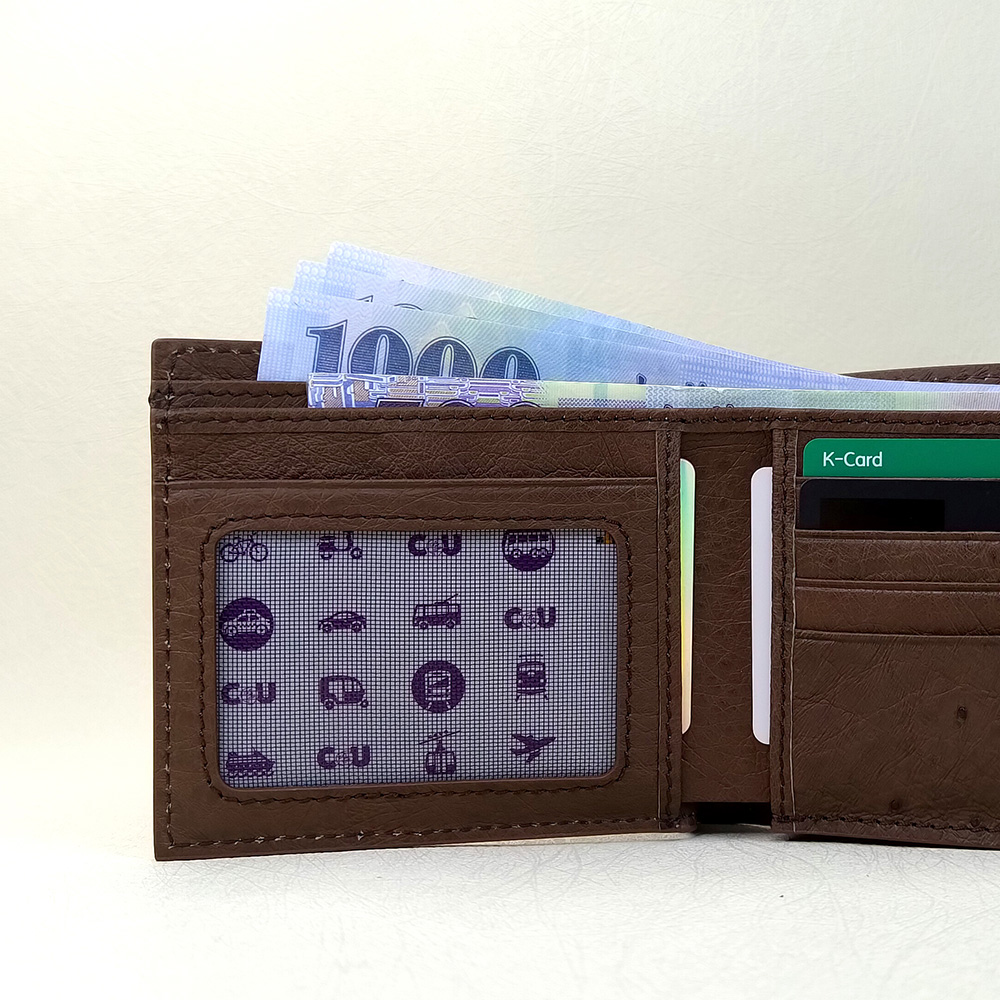 【M2nd】 Ostrich  Bi-fold Wallet, , large