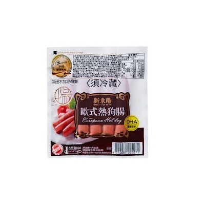 新東陽DHA經典歐式熱狗腸140g, , large