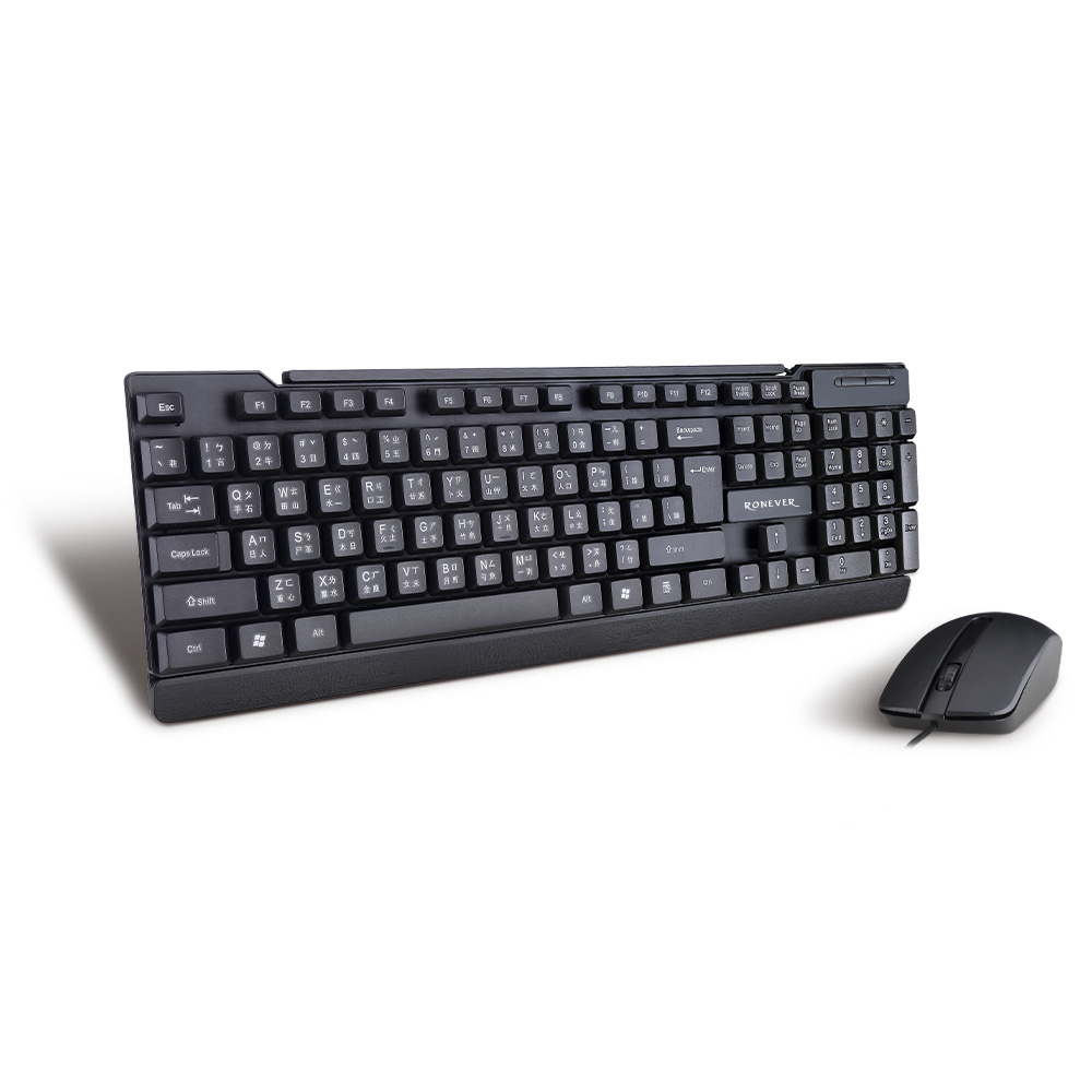Keyboard and mouse, , large