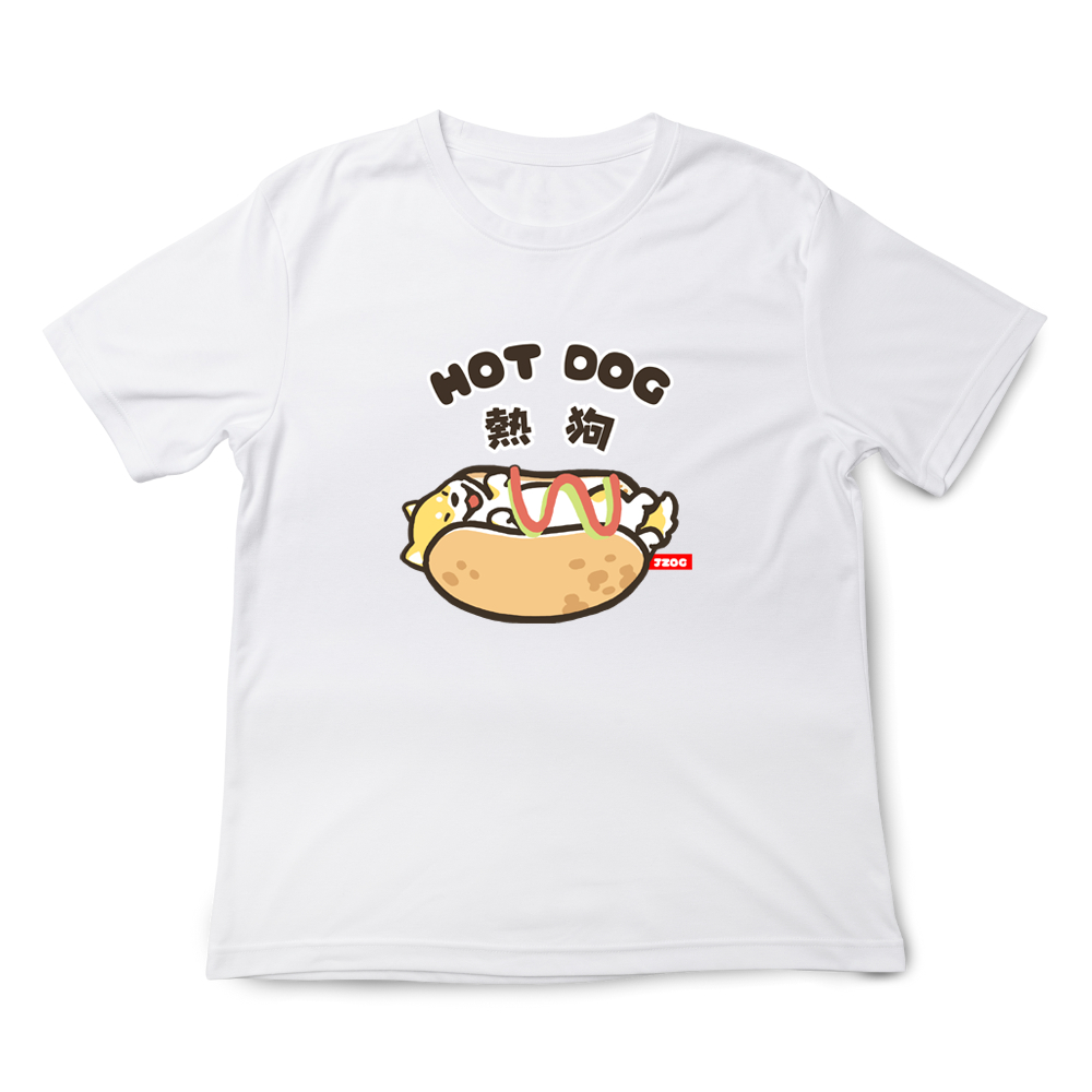 JZ TEE Shiba Inu-Hot Dog Graphic Tee, , large