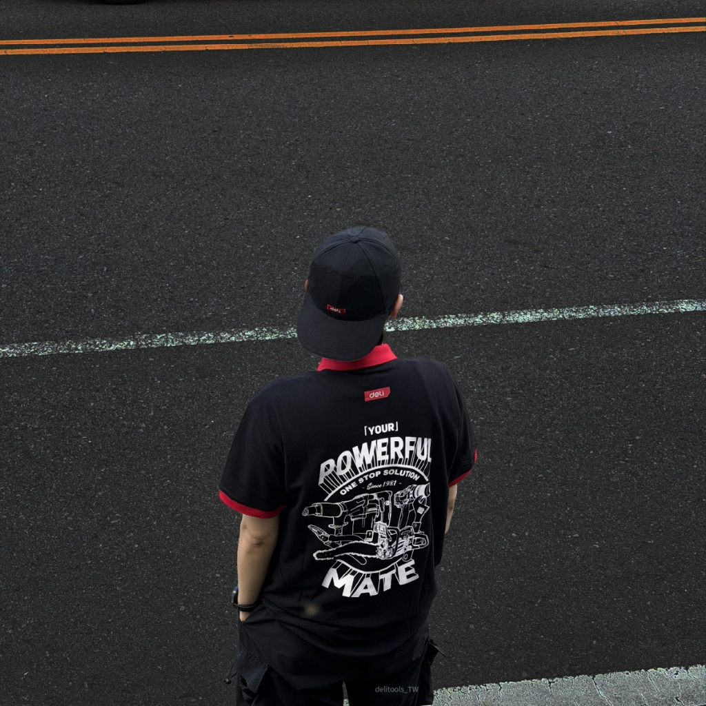 【得力工具 deli tools】工具衣服 POLO衫 T-shirt-L號, , large