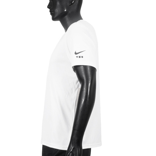 Nike 男 短袖 上衣 防曬衣 T恤 抗UV 運動 休閒 透氣 舒適 白 [NESSE476-100], , large