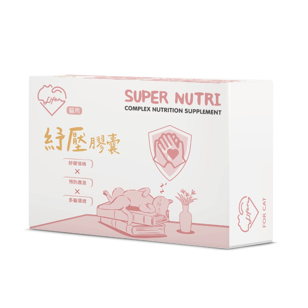 【虎揚】LIFE+ 貓紓壓膠囊 (30粒/盒) 寵物保健, , large