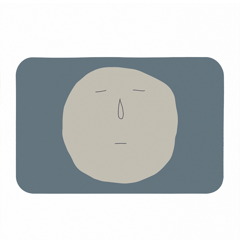 【Monster】 Soft Diatomaceous Earth Absorbent Mat – Chill Out Series (58x38cm) – Speechless Blue, , large