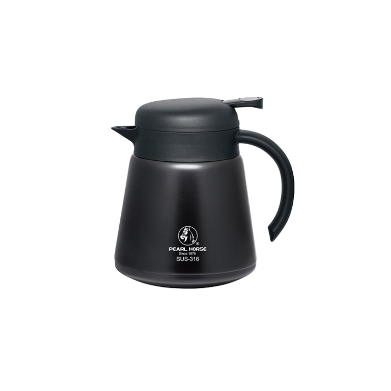PEARL HORSE 316 Vacuum Insulated Coffee Pot – 800ml (Black), , large