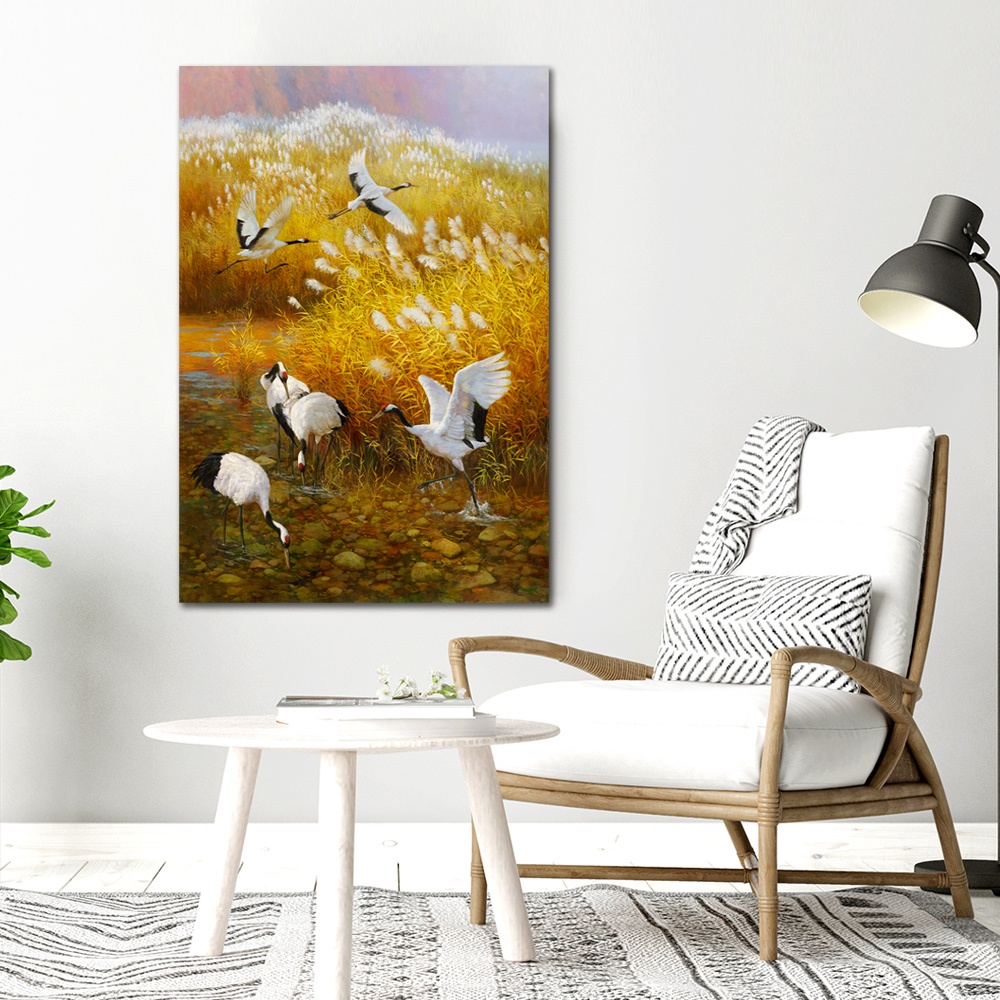 【御畫房】秋意濃 國家一級畫師手繪油畫60×90cm(VF-103), , large