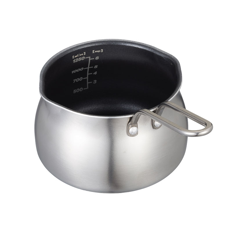 【CB JAPAN】copan系列 雙層不鏽鋼刻度牛奶鍋 1.5L, , large