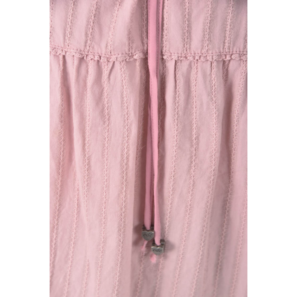 (S) edc棉質直條紋粉色長袖上衣二手衣, , large