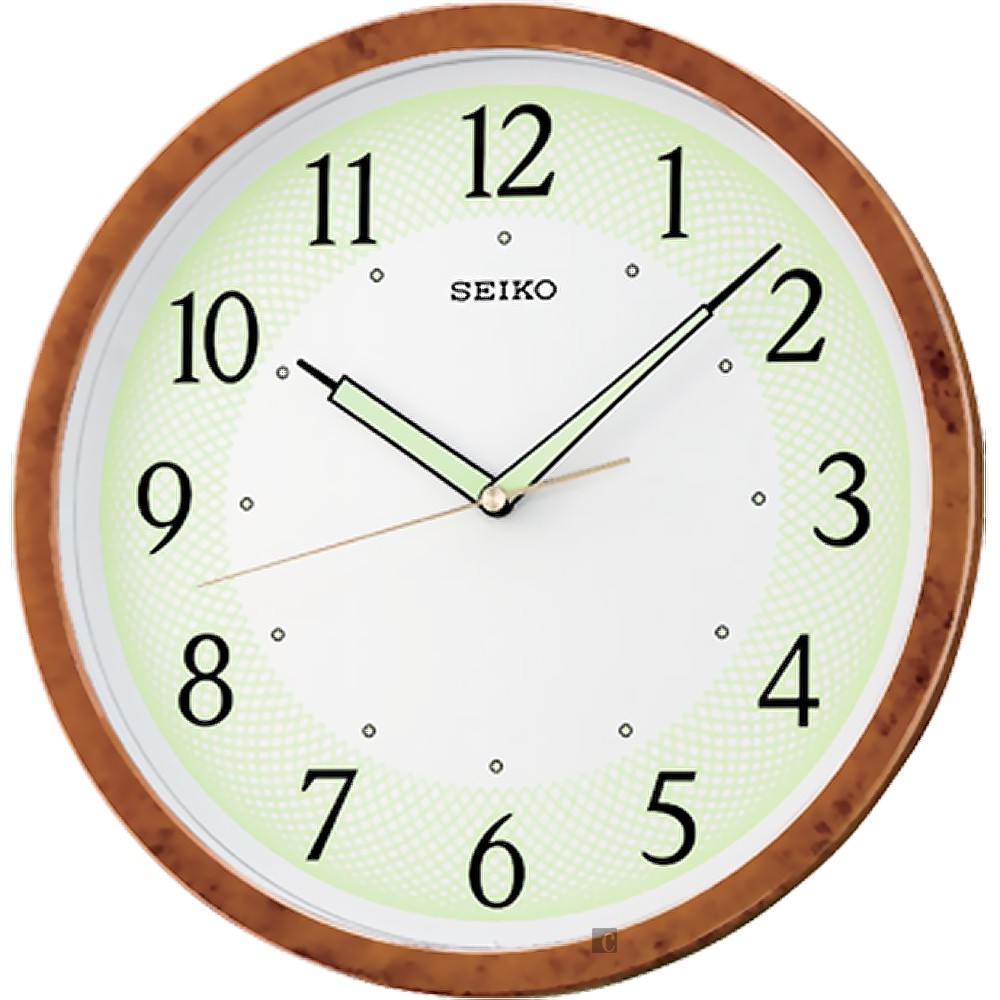 SEIKO 精工 滑動式秒針夜光掛鐘 時鐘 QXA472B, , large