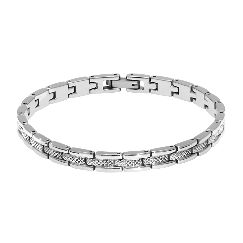 【快速出貨】法國 ROCHET Santorin系列 不鏽鋼男士手鍊 HB4760