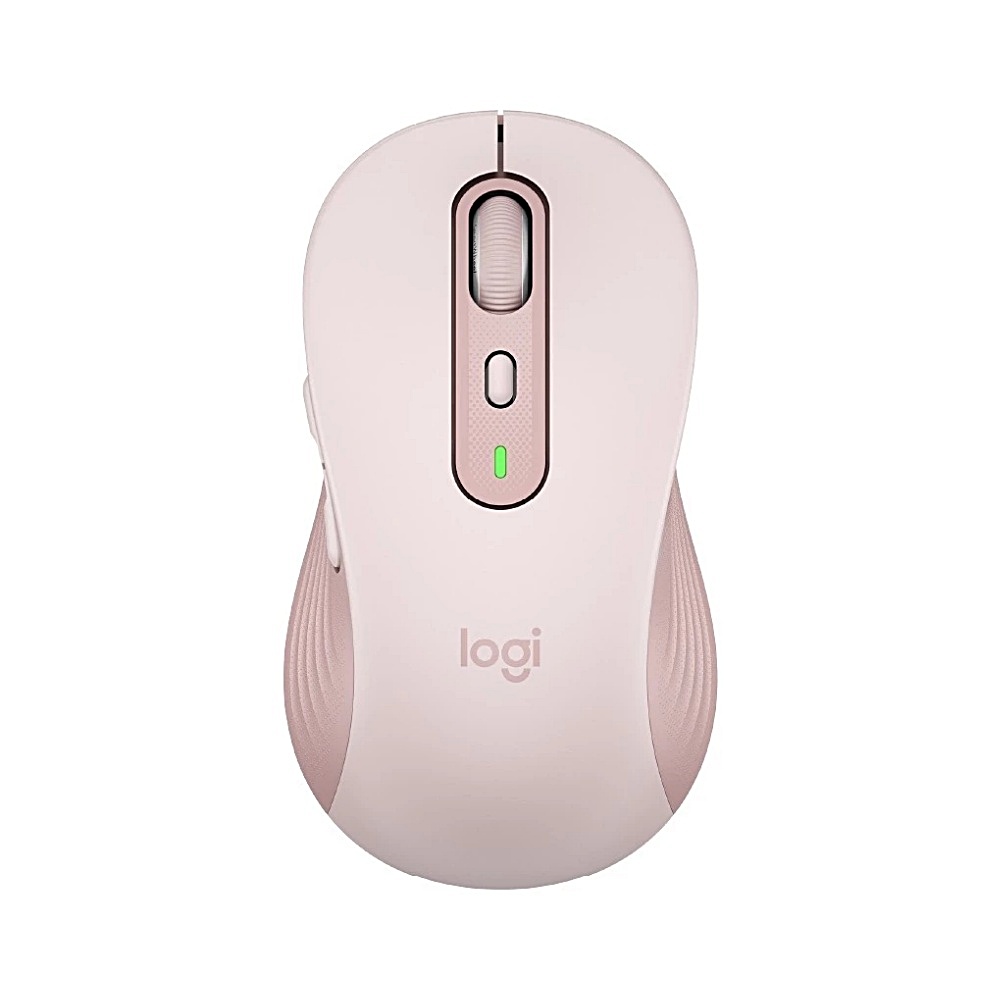 【 Logitech 羅技 】M750L 玫瑰粉 大手用 靜音 多工 無線 滑鼠, , large