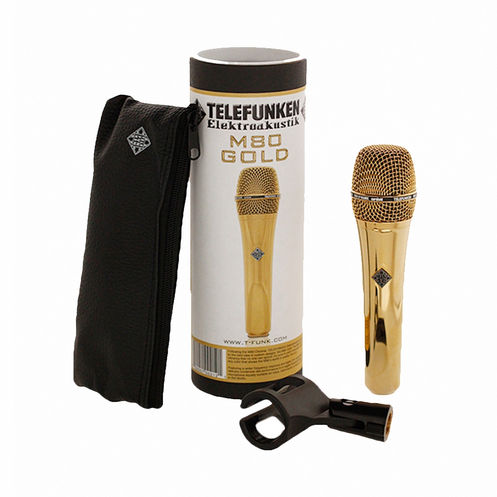 Telefunken M80 Chrome/Gold 超心形動圈式麥克風 電鍍銀/電鍍金色【敦煌樂器】, , large