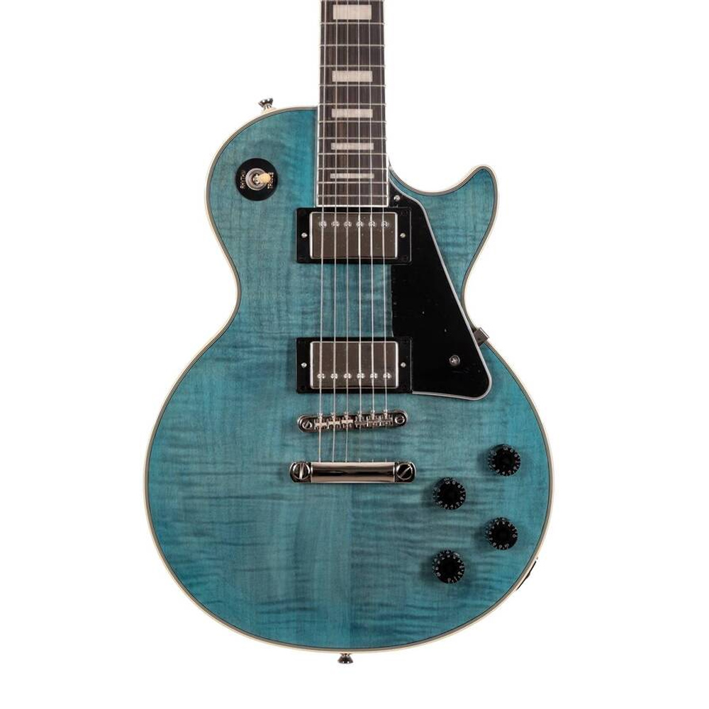 Epiphone Custom FIG TB 電吉他 虎紋湖水綠【敦煌樂器】, , large