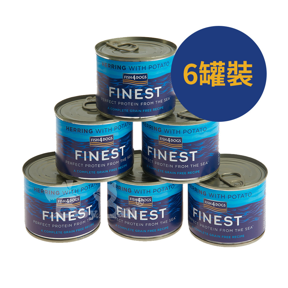 【倆寶貝精品館】海洋之星FISH4DOGS 挪威鲱魚主食犬罐185g, , large