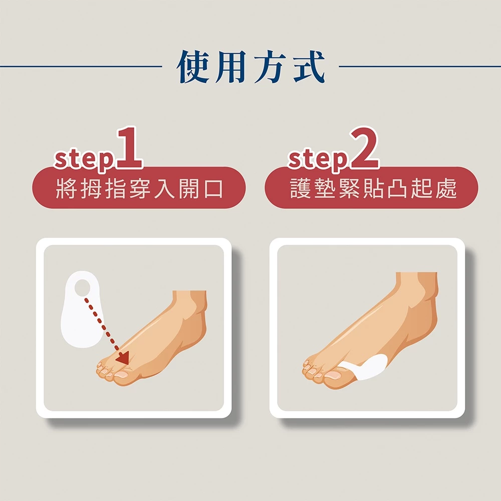 【心安購物】日用拇趾外翻防護墊, , large