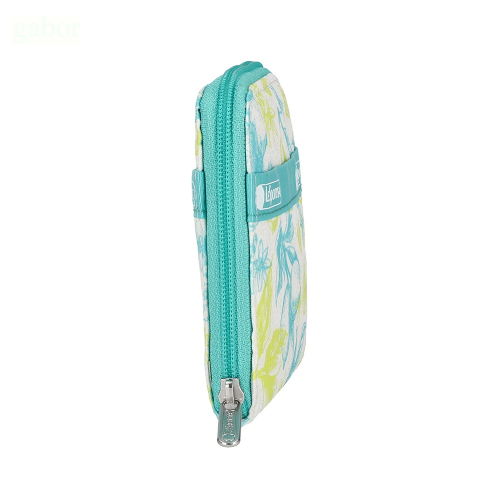 Lesportsac Compact Zip Wallet 極簡輕薄錢包-青檸新綠, , large