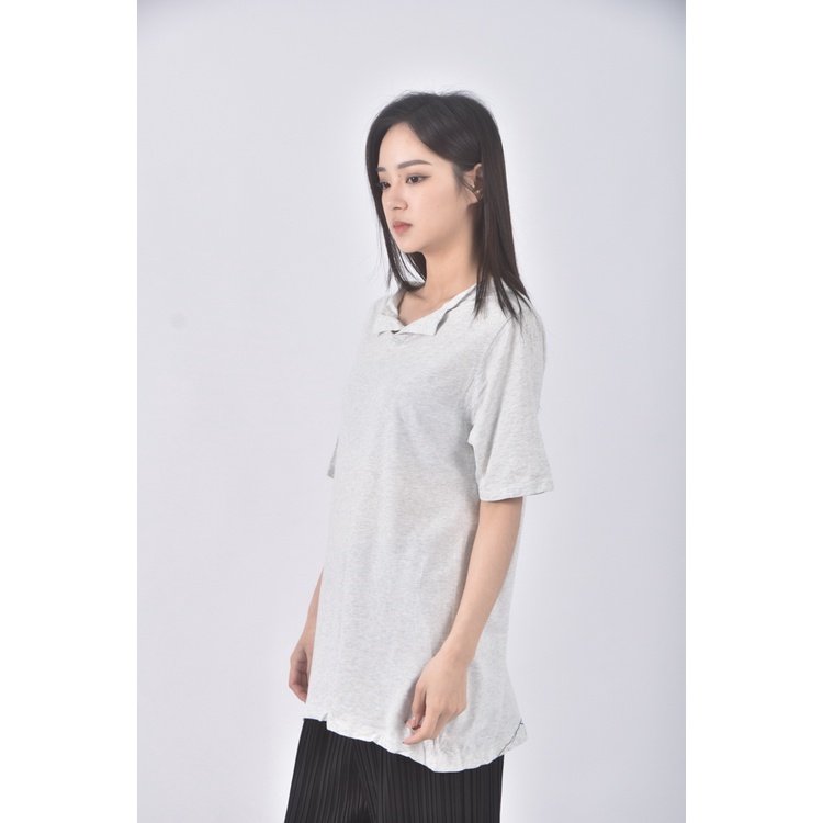 (S) uniqlo棉質灰色短袖上衣二手衣, , large