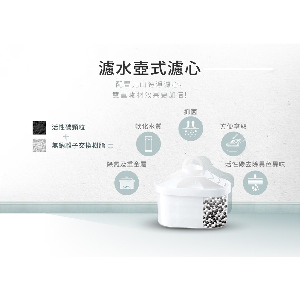 元山 觸控式濾淨溫熱開飲機 YS-8628DW, , large